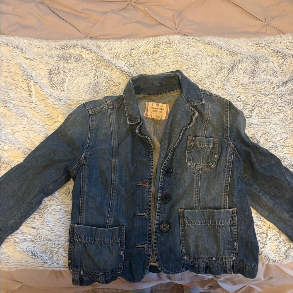 Vintage Abercrombie Denim Button-Up Jacket